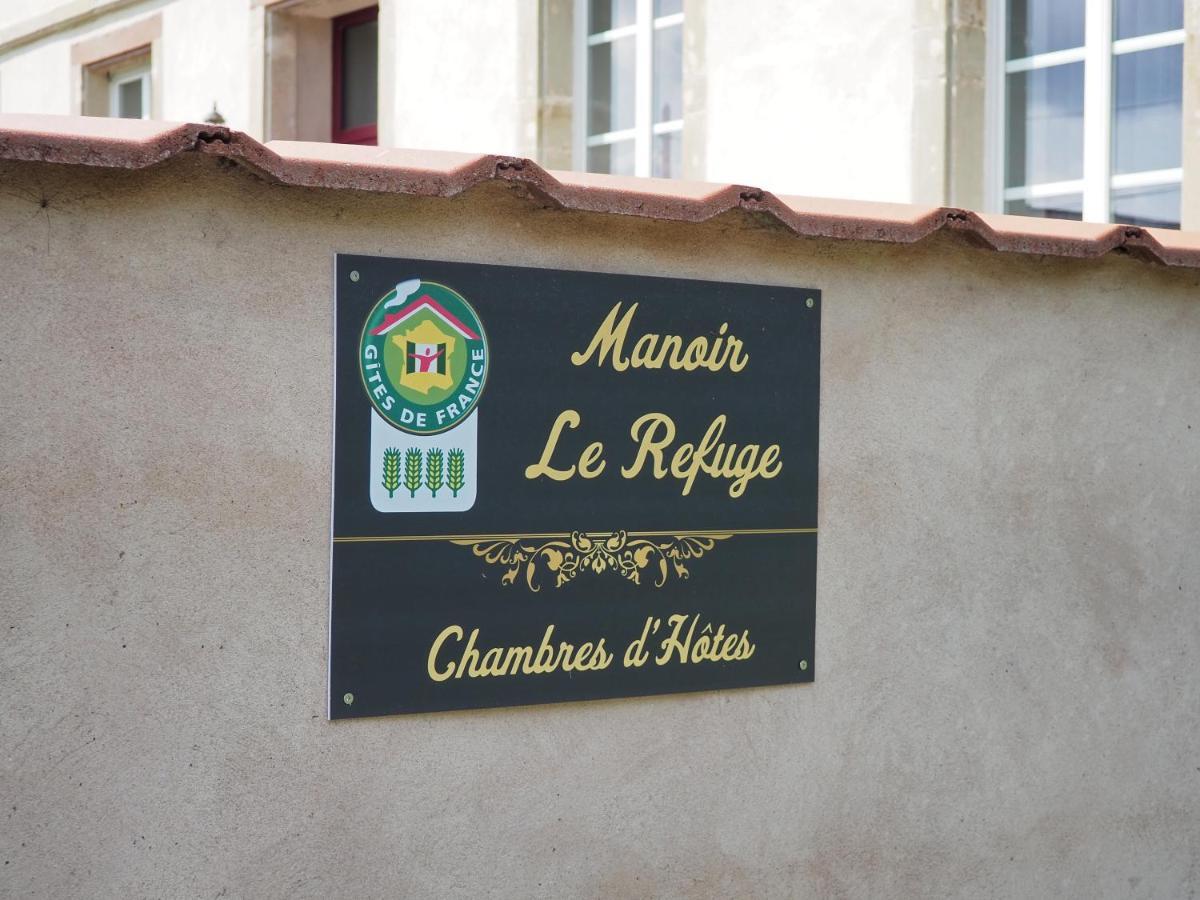 Manoir Le Refuge Bed & Breakfast Rechicourt-le-Chateau Eksteriør bilde